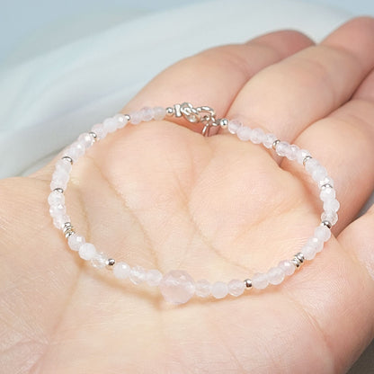 Pulsera Full Cuarzo Rosa