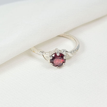 Anillo Veniz Granate