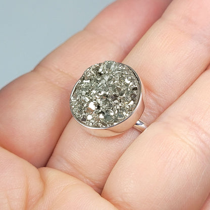 Anillo Regulable de Pirita