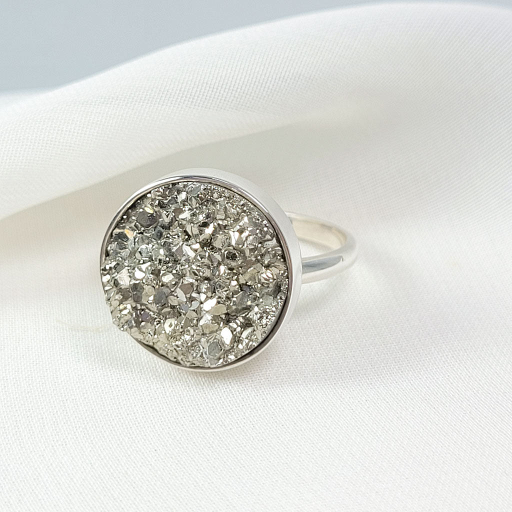 Anillo Regulable de Pirita