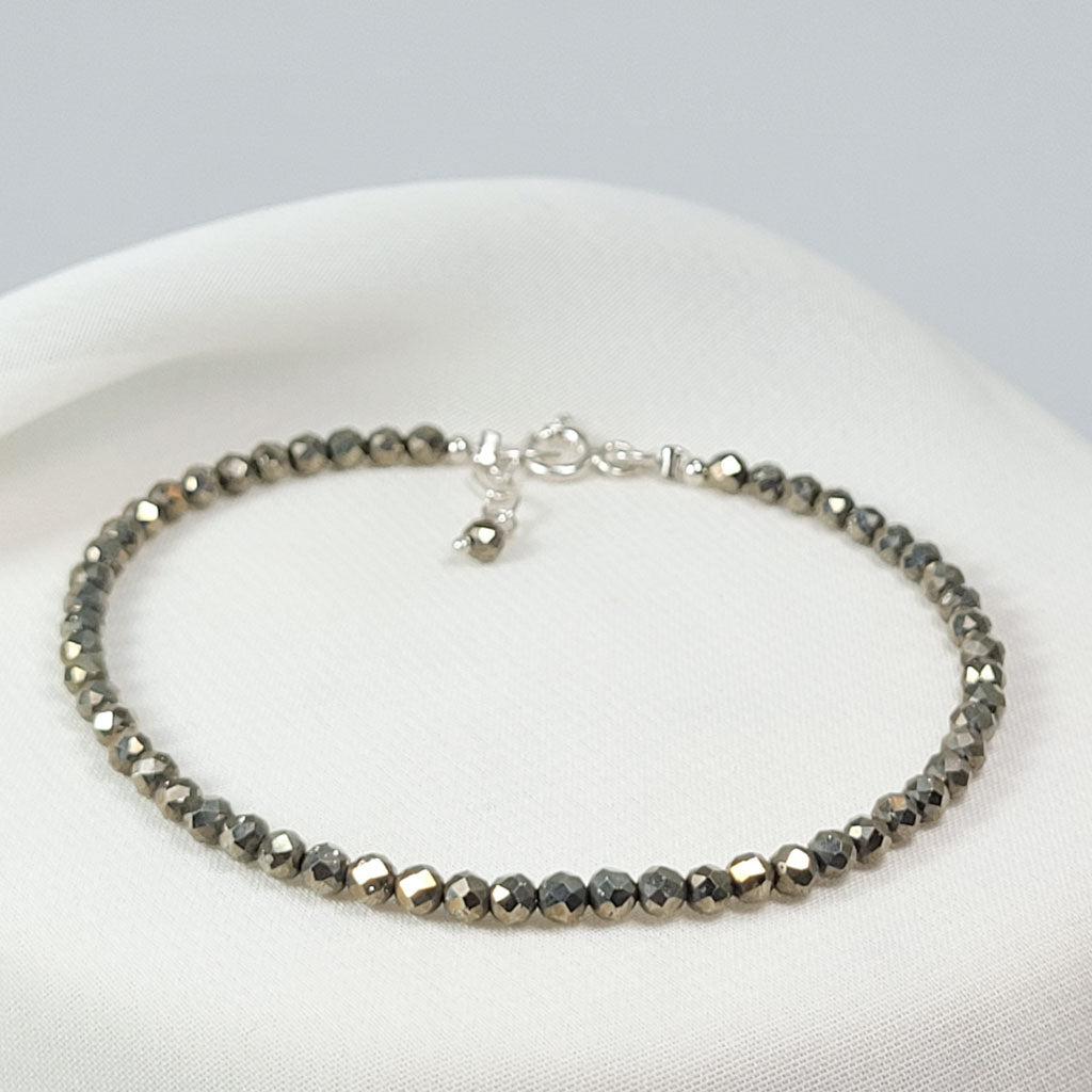 Pulsera Pirita 4mm