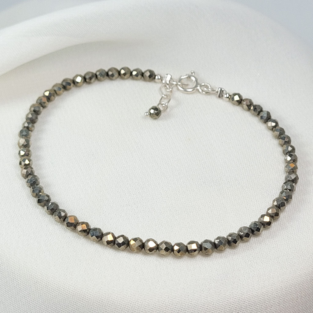 Pulsera Pirita 4mm