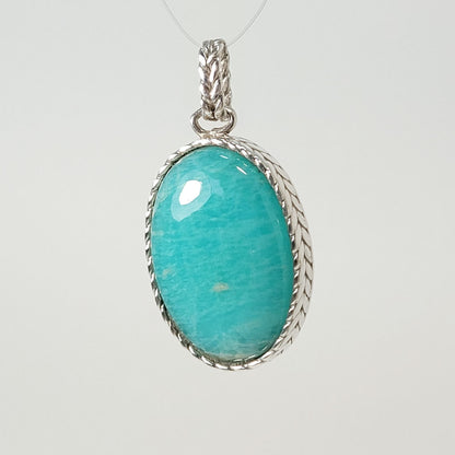 Dije Amazonita Oval grande