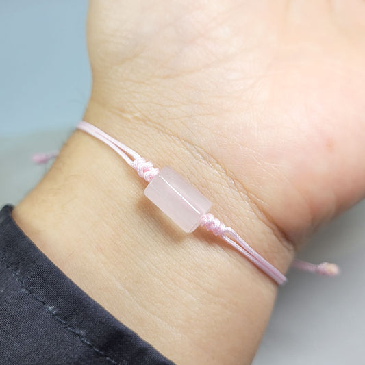 Pulsera Mili Cuarzo Rosa