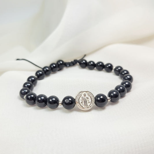 Pulsera San Benito Turmalina Negra
