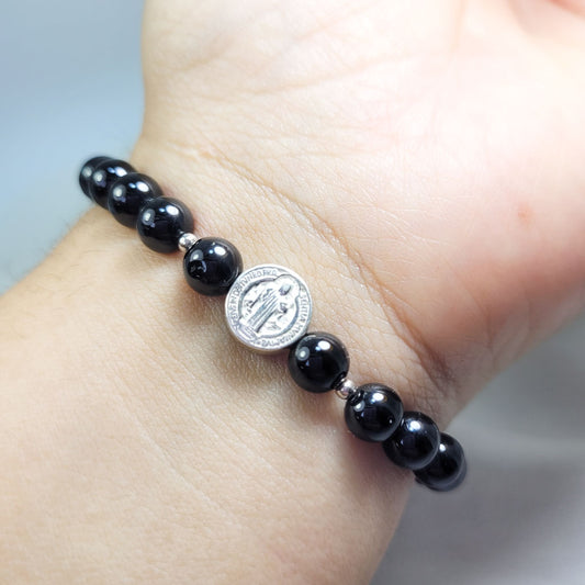 Pulsera San Benito Turmalina Negra