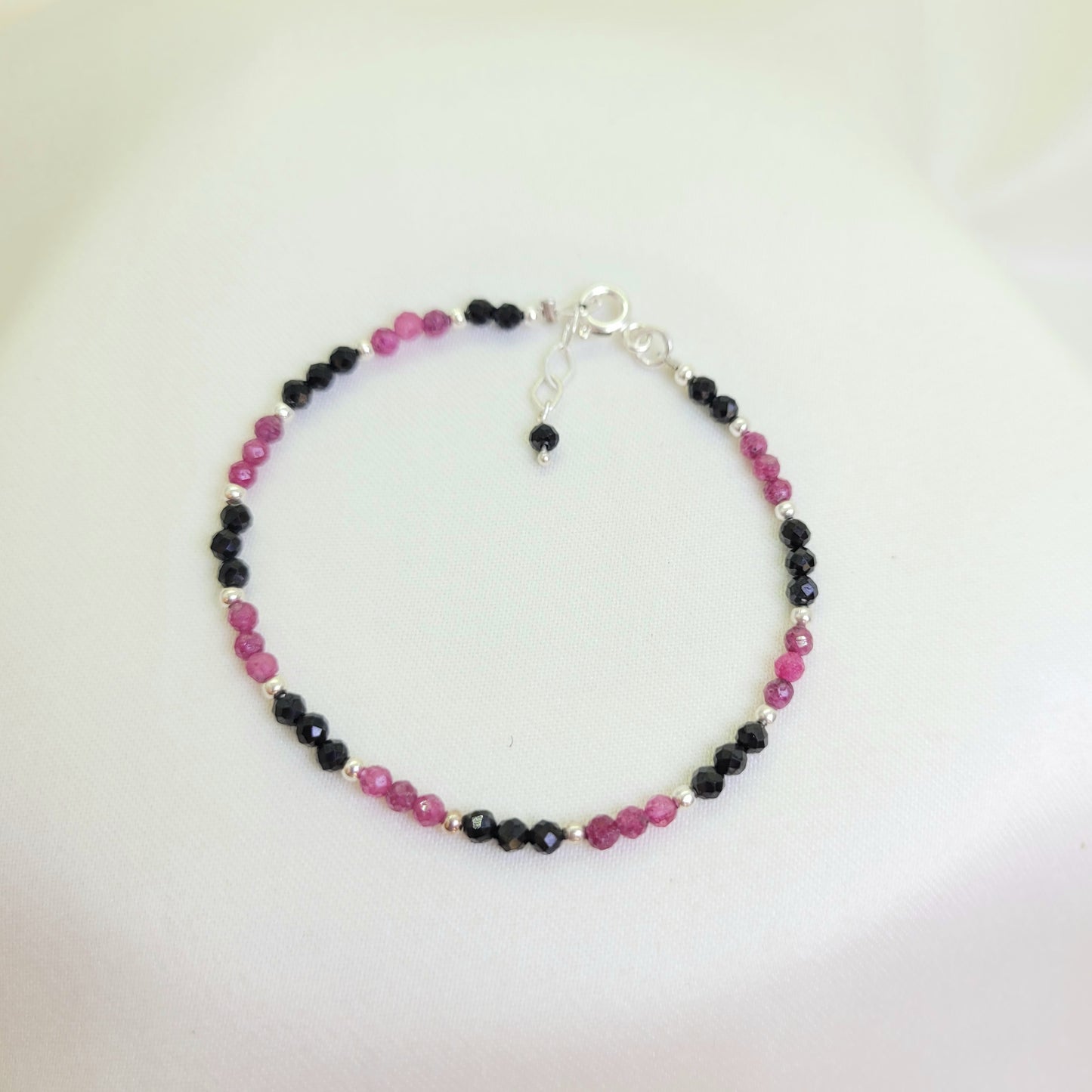Pulsera Rubí y Espinela