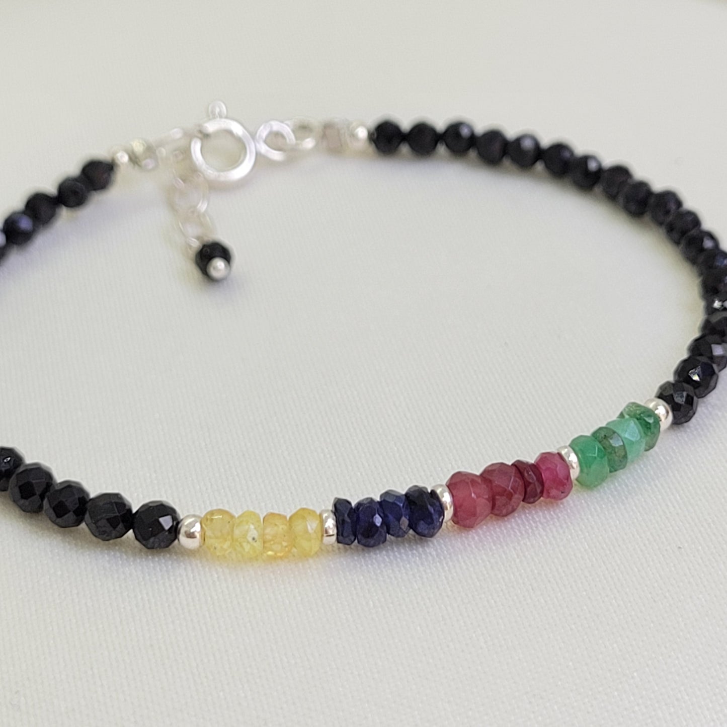 Pulsera Multi Zafiros con espinela