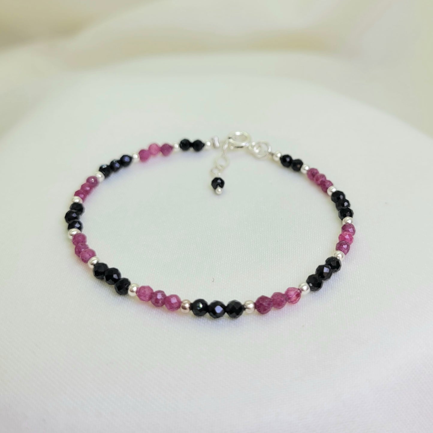 Pulsera Rubí y Espinela