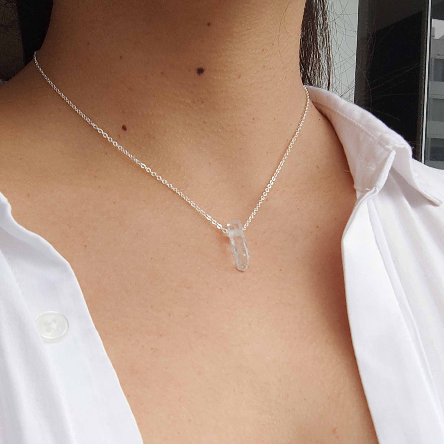 Collar Cuarzo Cristal