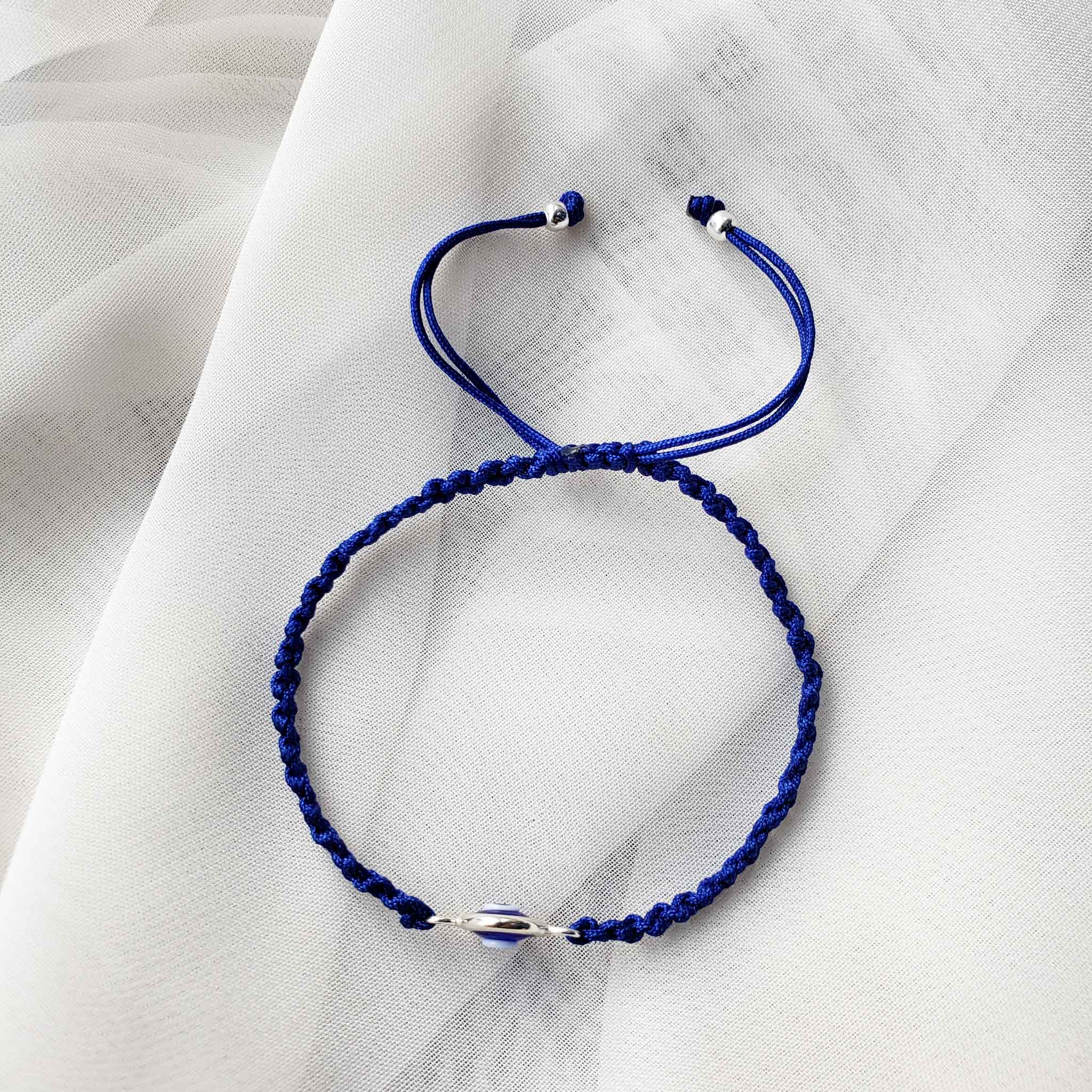 Pulsera ojo turco azul