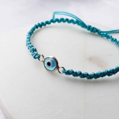 Pulsera ojo turco turquesa