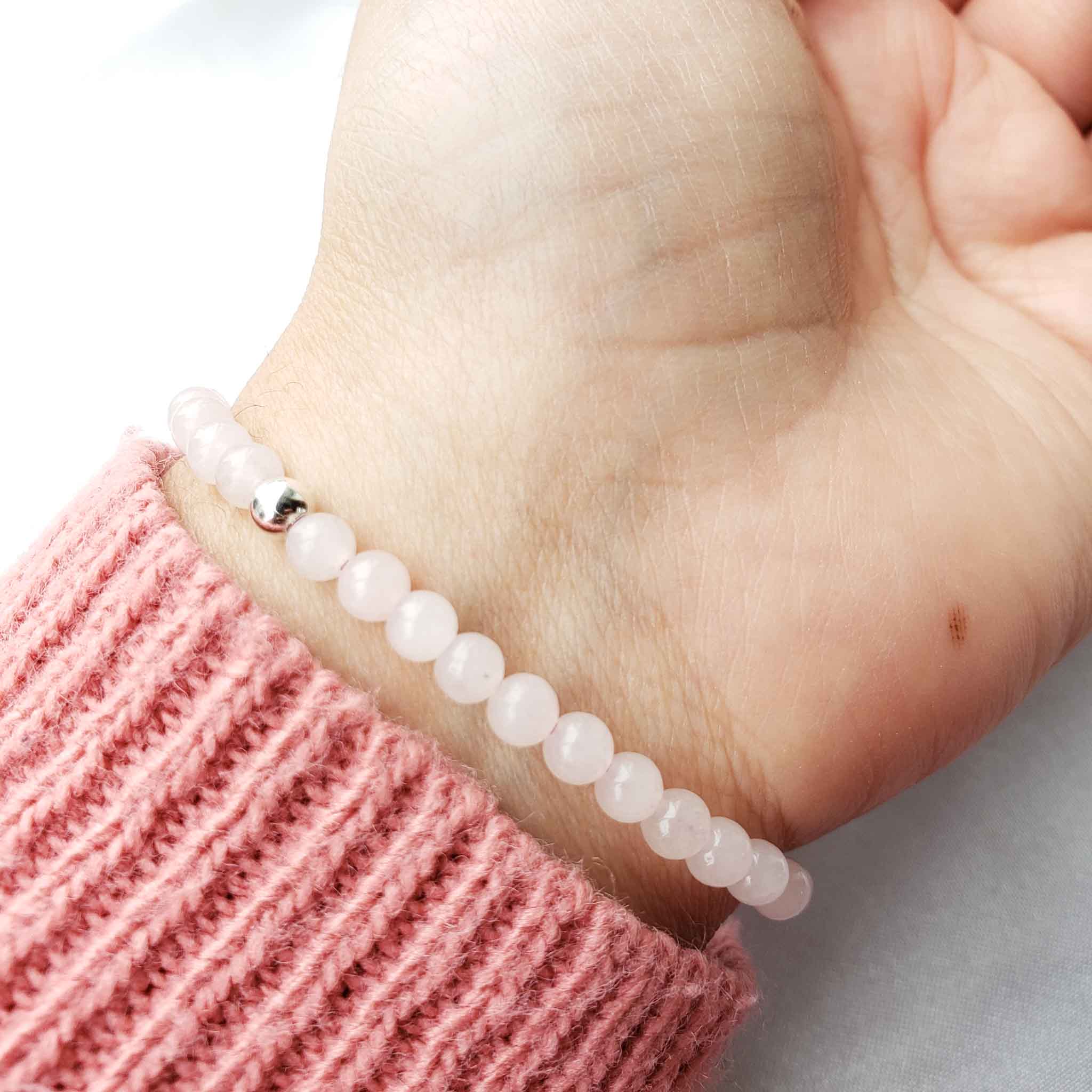 Pulsera Mell Cuarzo Rosa