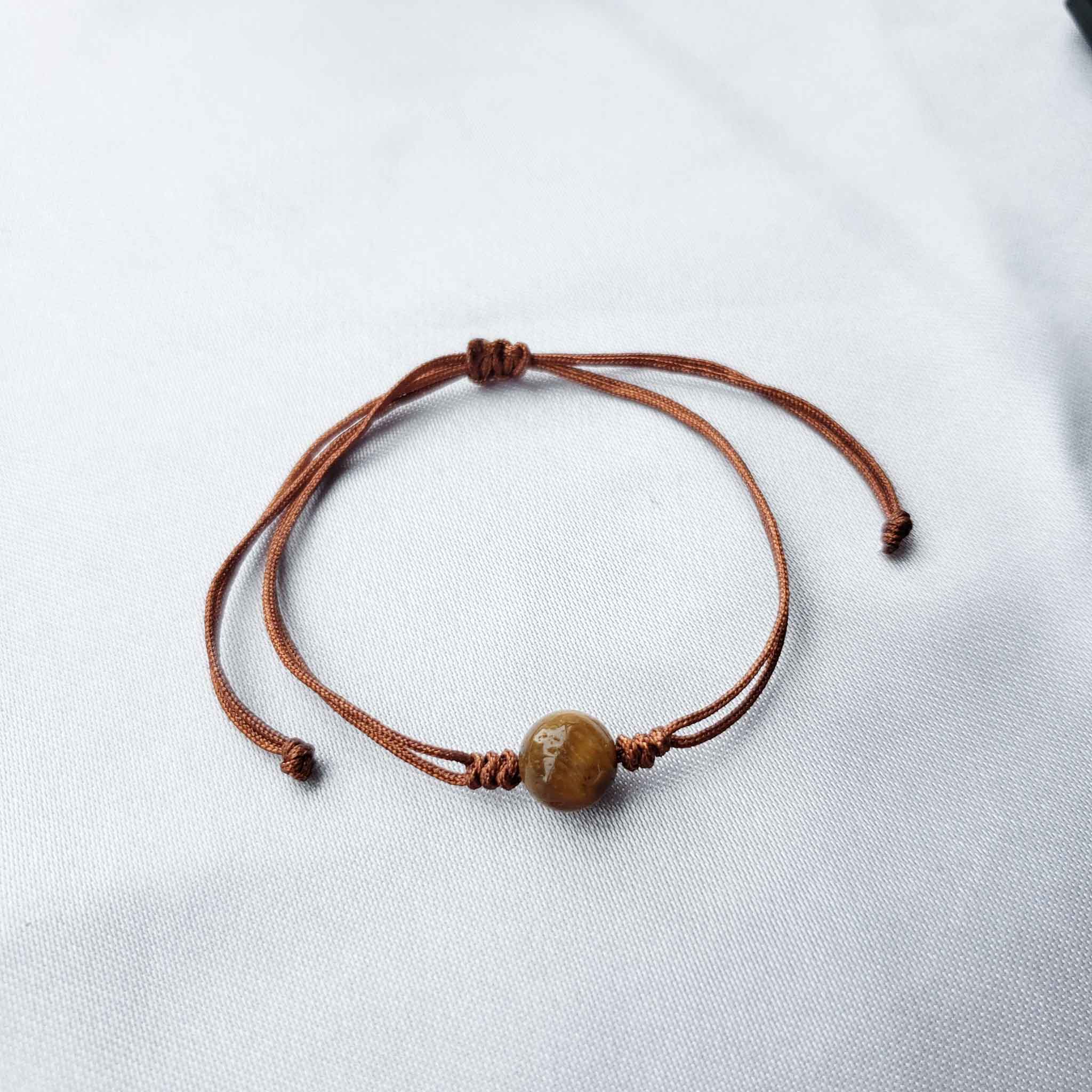 Pulsera Simple Ojo de Tigre