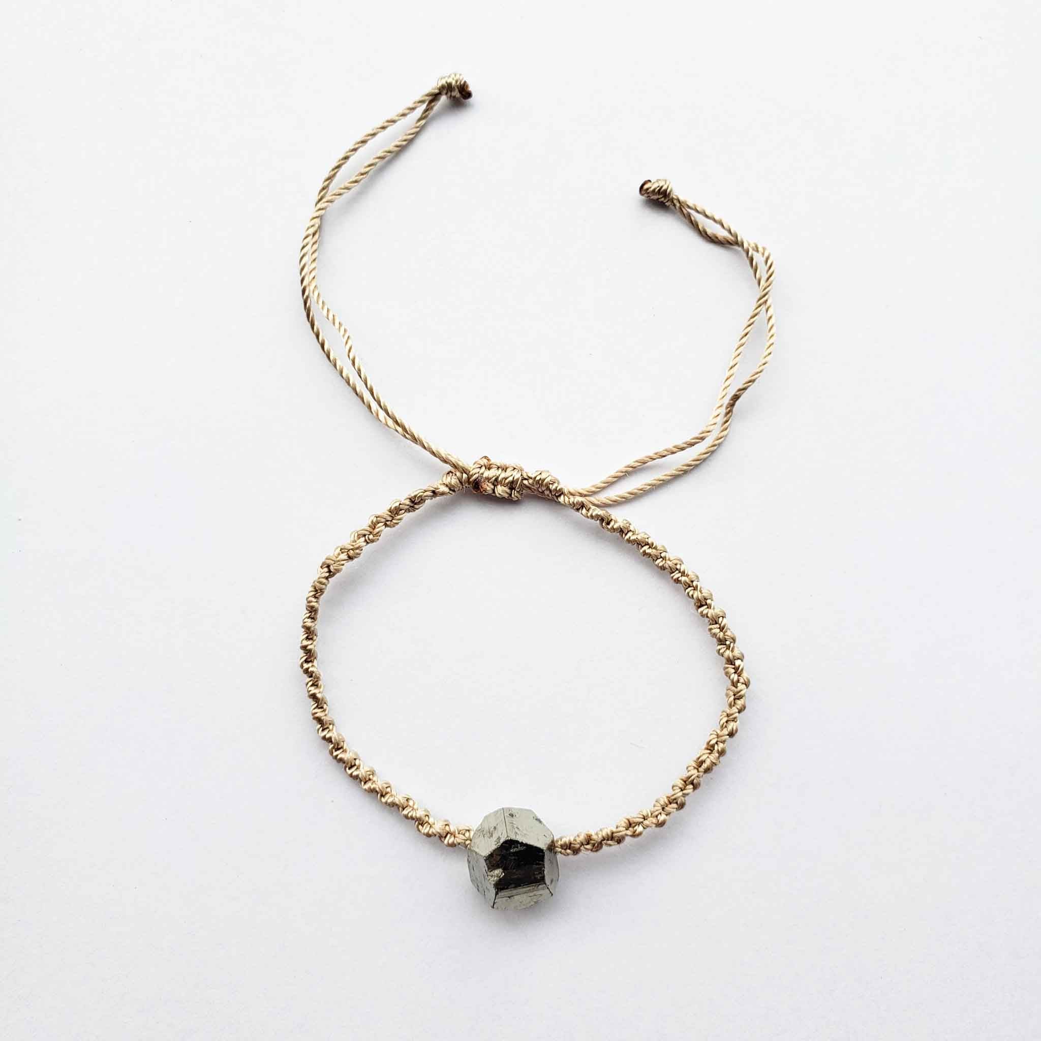 Pulsera Pirita Dodecaedro